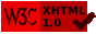 Valid XHTML 1.0 Transitional